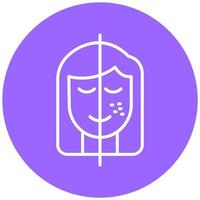 Hyperpigmentation Icon Style vector