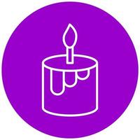 Candle Icon Style vector