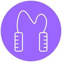Skipping Rope Icon Style vector