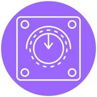 Dimmer Switch Icon Style vector