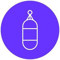 Punching Bag Icon Style vector