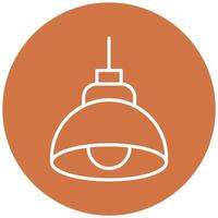 Pendant Light Icon Style vector