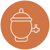 Desiccator Icon Style vector