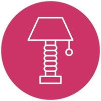 Neon Lamp Icon Style vector