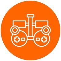 Medical Optometry Icon Style vector