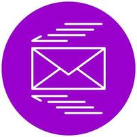 correo vector icono estilo