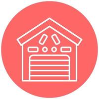 Warehouse Vector Icon Style