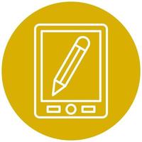 Graphic Tablet Vector Icon Style