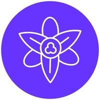 Freesia Vector Icon Style