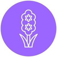 Hyacinth Vector Icon Style