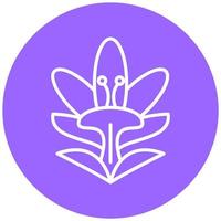 Crocus Vector Icon Style