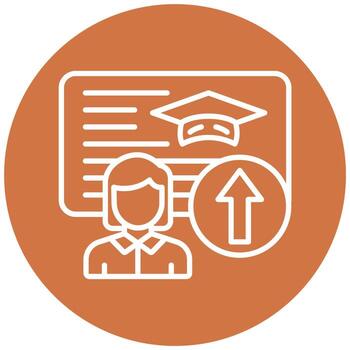 Advanced Coursework Vector Icon Style