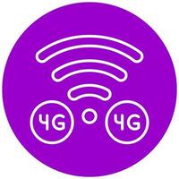 4G Vector Icon Style