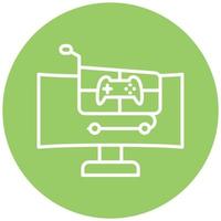 Online Game Store Marketplace Vector Icon Style