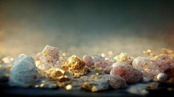 Abstract luxury background  with gems and crystals photo