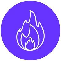 Fire Vector Icon Style