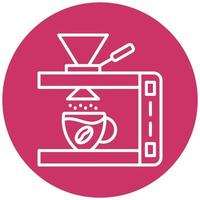 café gotero icono estilo vector