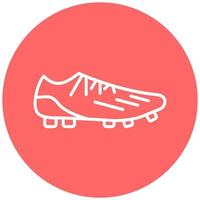 fútbol americano Zapatos icono estilo vector