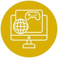 Online Games Icon Style vector