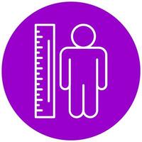 Body Mass Index Icon Style vector