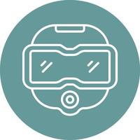 Diving Mask Icon Style vector