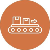 Conveyor Icon Style vector