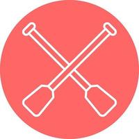 Paddles Icon Style vector