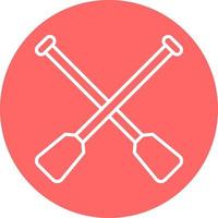 Paddles Icon Style vector