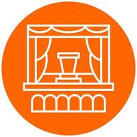 Auditorium Icon Style vector