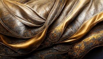 Flowing silky textured cloth abstract background photo