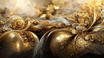 Abstract luxury background with gems and crystals photo