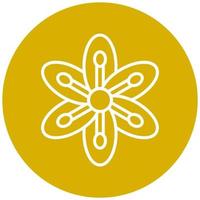 Tiger Lily Vector Icon Style
