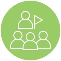 Group Excursion Vector Icon Style
