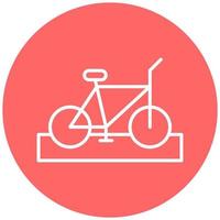 Bike Lane Vector Icon Style
