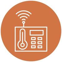 Thermostat Vector Icon Style