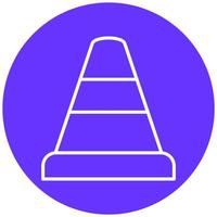 Cone Vector Icon Style