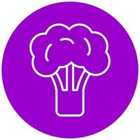 Broccoli Vector Icon Style