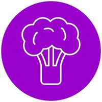 Broccoli Vector Icon Style