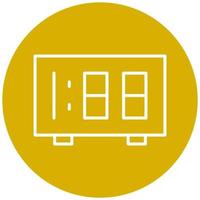 Digital Clock Vector Icon Style