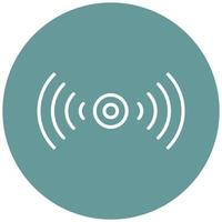 Motion Sensor Vector Icon Style