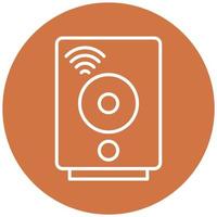 Smart Speaker Vector Icon Style