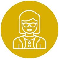 Female Celebrity Vector Icon Style