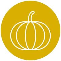Pumpkin Vector Icon Style