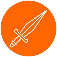 Dagger Vector Icon Style