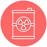 Toxic Waste Vector Icon Style