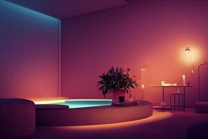 Cozy spa interior photo