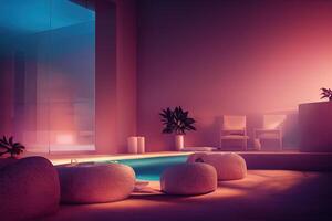 Cozy spa interior photo