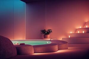 Cozy spa interior photo