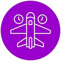 Jet Lag Vector Icon Style