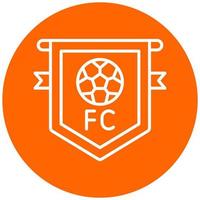 Football Club Vector Icon Style